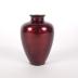 Vase, Cloisonne, Blue Lilly, Bamboo