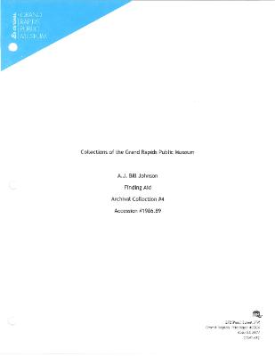 Archival Collection #004 - A. J. "Bill" Johnson