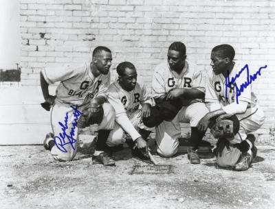 Photograph, Autographed, Grand Rapids Black Sox Baseball Players