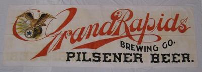 Banner, Grand Rapids Brewing Company Pilsener Beer