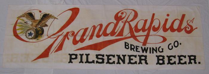 Banner, Grand Rapids Brewing Company Pilsener Beer