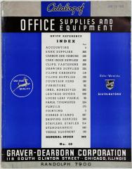 Catalog, Graver-Dearborn Corporation, Office Supplies and Equipment, No. 40