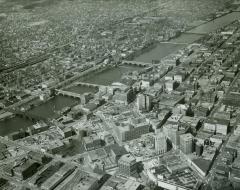 Photograph, Aerial View Of Grand Rapids Downtown And West Side