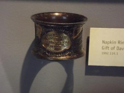 Napkin Ring, 'souvenir Of Grand Rapids, Mich.'