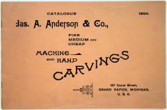 Trade Catalog and Price List, James A. Anderson &amp; Company, Machine and Hand Carvings