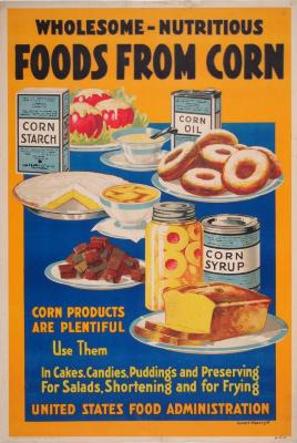 Poster, Wholesome Nutritious Foods From Corn