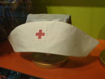 Uniform Cap, Red Cross Woman's Cap, Wwii