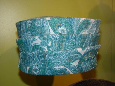 Hat, Blue Paisley