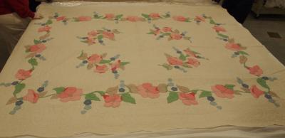 Appliqued Kit Quilt, Morning Glory