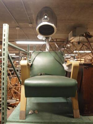 Hair Dryer Chair And Footstool