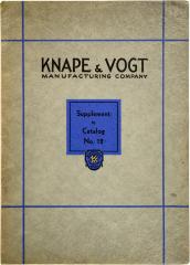 Trade Catalog and Price List, Knape &amp; Vogt Manufacturing Company, Supplement to Catalog No. 12