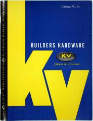 Trade Catalog and Price List, Knape &amp; Vogt Manufacturing Company, Catalog No. 61