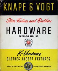 Trade Catalog and Price List, Knape &amp; Vogt Manufacturing Company, Catalog No. 50