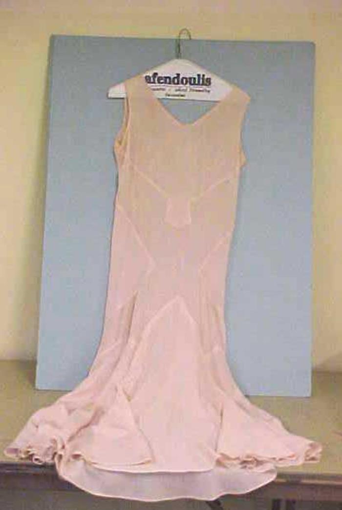 Dress, Woman's, Only Pink Under-dress-slip Is Pictured