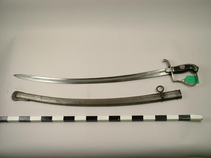 Sword (artillery Saber) And Scabbard