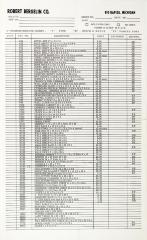 Price List, Robert Bergelin Company