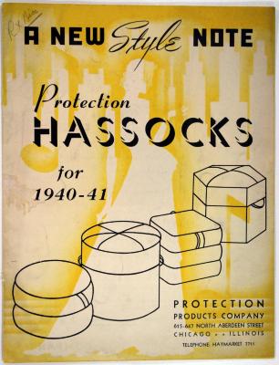 Trade Catalog and Price List, Production Products Company, Protection Hassocks for 1940-41