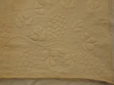 Whole Cloth Stuffed Counterpane