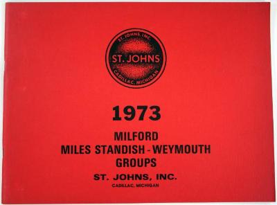 Trade Catalog, St. Johns Inc., Weymouth, Miles Standish, and Milford Groupings
