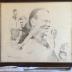 Drawing, Gerald Ford - study for mural
