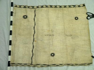 Tapa Cloth, Siapo