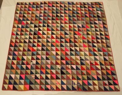 Pieced Quilt, Half Triangles