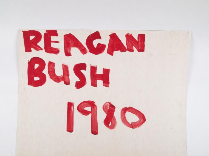 Poster, 'Reagan - Bush - 1980'