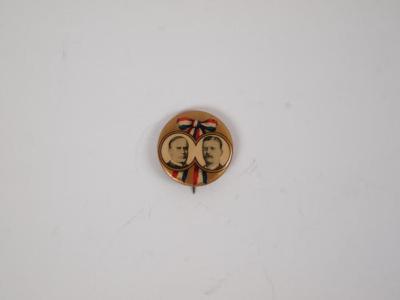 Campaign Button, Picture Of Wm. Mckinley And Hobart