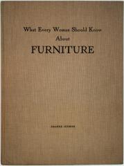 Book, What Every Woman Should Know About Furniture by Jeanne Judson