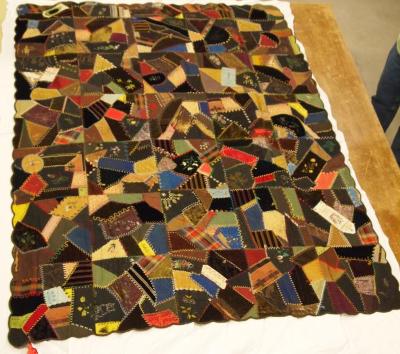 Quilt, Crazy; 'campaign Ribbons'
