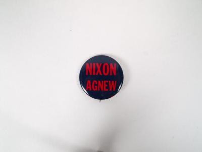 Political Pin-Back Button- Nixon 1968 Election 