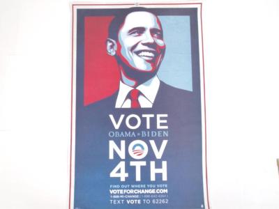 Poster, Vote for Obama