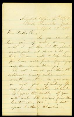 Letter, Charles E. Hulbert To H. B. Hulbert