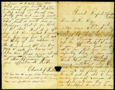 Letter, Edward Hulbert To H.B. Hulbert
