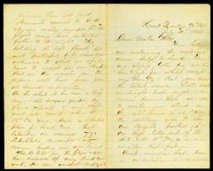 Letter, Charles E. Hulbert To H. B. Hulbert describes the Battle of the Crater in Petersburg