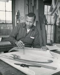 Photograph, Lewis Johnson at John Widdicomb Furniture Company