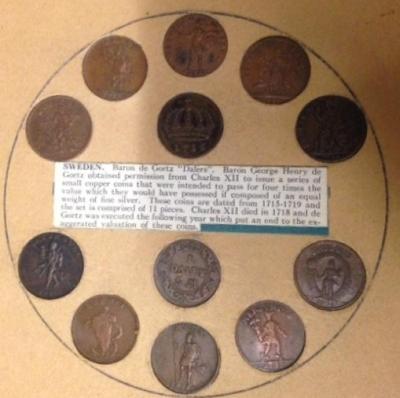 Swedish Currency, 12 Coins