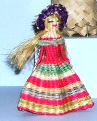 Small Mexican Reed Doll