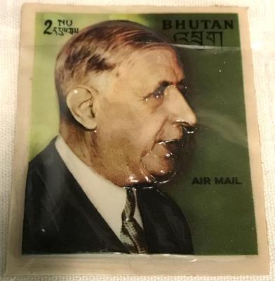 World Leaders Bas - Relief Stamp Set