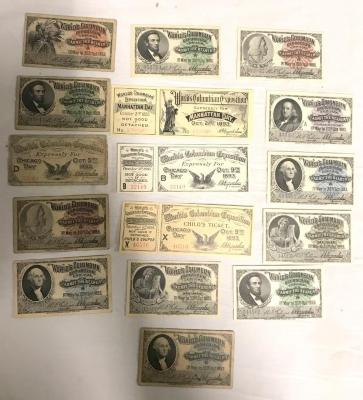 World's Colombian Exposition Tickets (16)