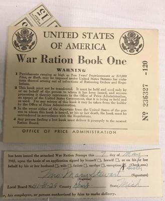 War Ration Book