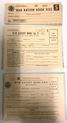 War Ration Books