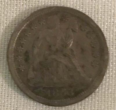 Coin, Dime, Liberty Seated With Arrows At Date, 1853