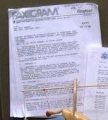 Reproduction Of Faxgram, Department Of State Indochinese Immigration Priorities, Su Duc Le Archival Collection #148