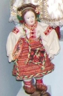 Doll, Ukrainian Girl From Hutzul Region, Also #123412