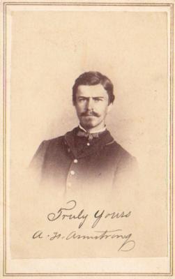 Photograph, Alfred F. Armstrong 1st Michigan Engineers Civil War