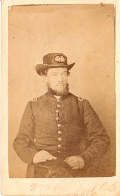 Photograph, William T. Hess 1st Michigan Engineers Civil War