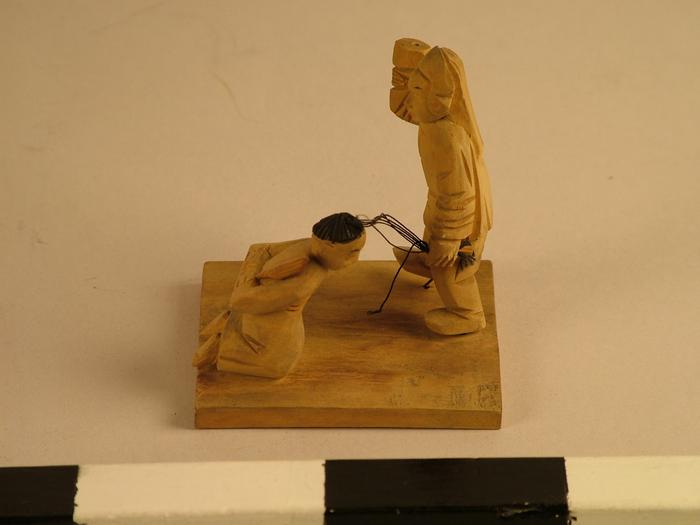 Figurine, Man Executing Another With Knife