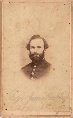 Photograph, James W. Sligh 1st Michigan Engineers Civil War 
