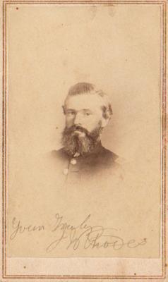 Photograph, Joseph J. Rhodes 1st Michigan Engineers Civil War